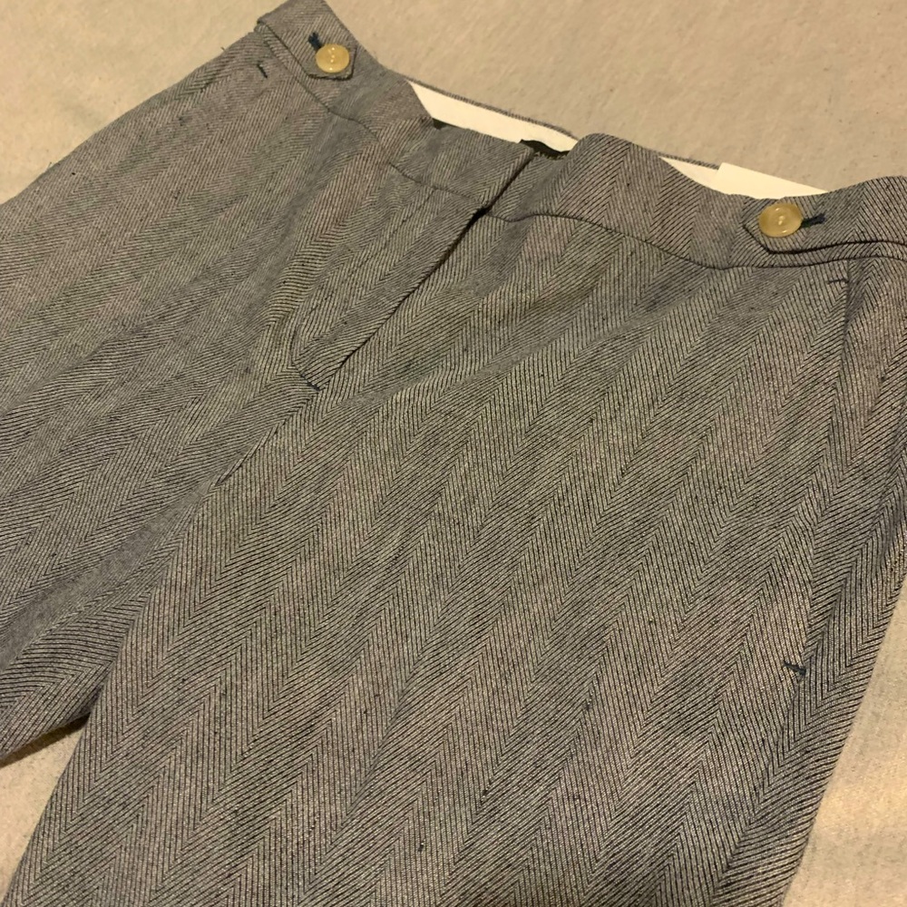 NWT Ann Taylor Straight Leg Herringbone Pant
